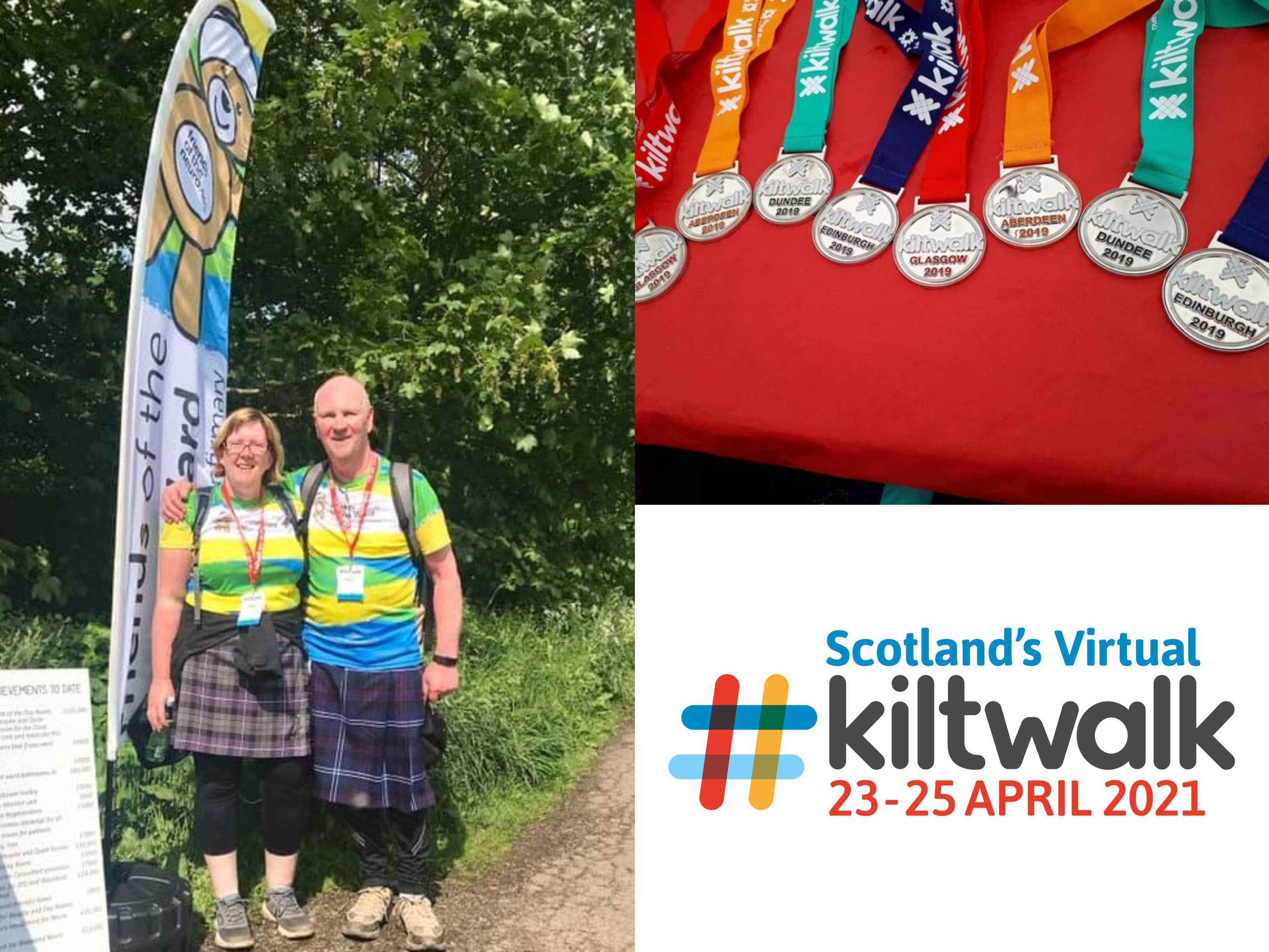 Kiltwalk regular Sally Adam urges people to sign up to make a big difference, one step at a time